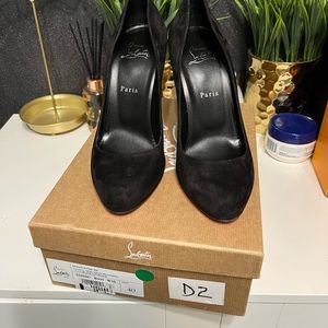 Christian Louboutin Dolly 100mm Suede Pumps